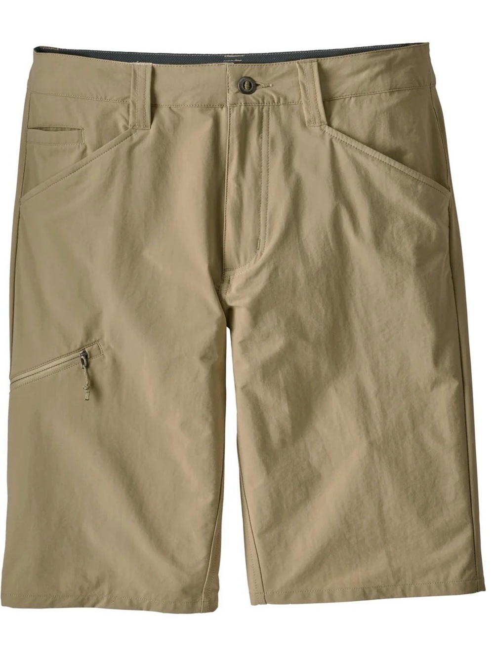 Patagonia Men's Tan Cargo Shorts with Zip Pocket